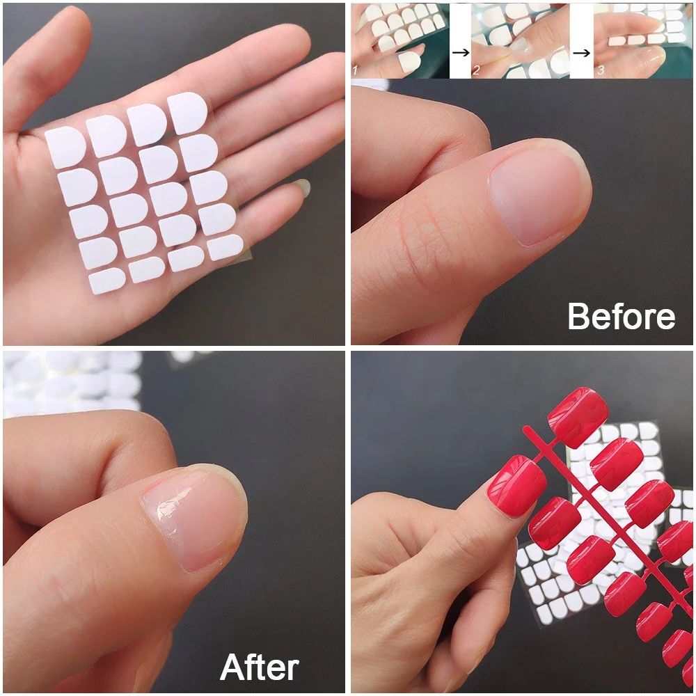 1 Sets 24 Pieces/Set Metallic Reflection Effect Almond Shape Full Cover 10 Sizes False Nail Tips Perfect For Night Out-Nail Inspo