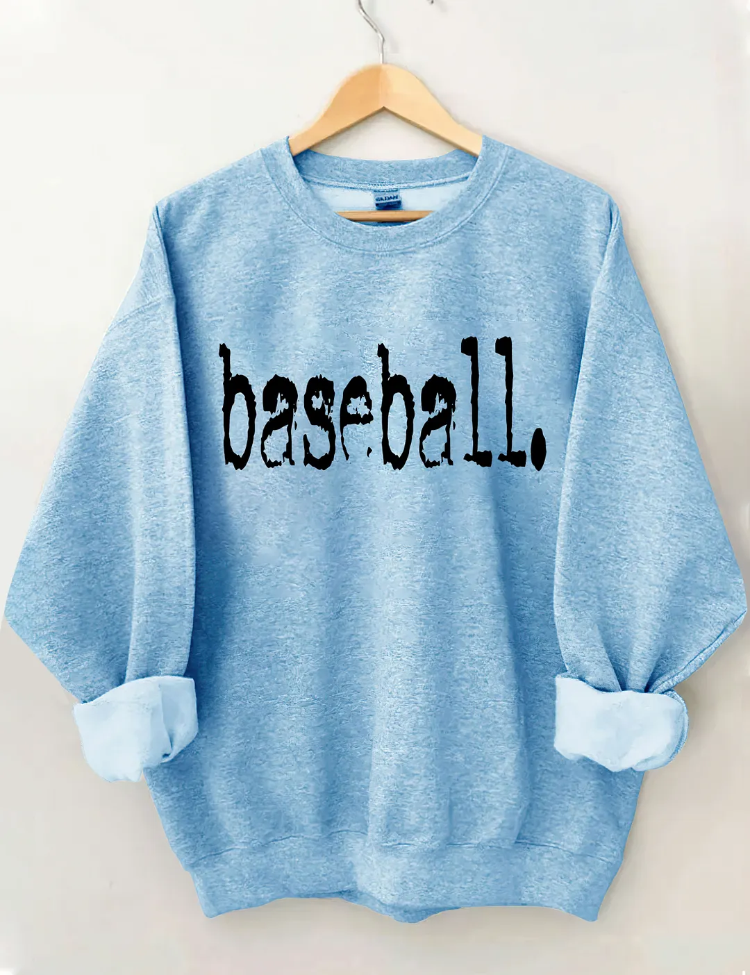 Baseball Typography Design Sweatshirt