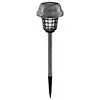 2PCS Solar Powered Lighting Mosquito Repellent Lamp with Ground Stake Waterproof Mosquito Killer for Backyard Patio Garden Lawn Pathway Camping