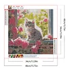 Diamond Painting-5D Full Round Drill Cat(40x40cm)