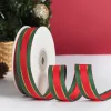 Christmas Decor Festive Green Red Ribbon 1 / 1.5 / 2 / 2.5cm