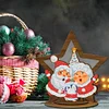 >SALE<Wooden Christmas Table Top Diamond Painting Ornament Kits Xmas Home Decor (D)