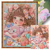 【Limited Stock Sale】Girl And Linabell-11CT Stamped Cross Stitch 40*55cm/15.75*21.65in tapestrymarket