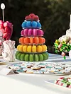 4/6 Tiers Macaron Display Stand Wedding Dessert Tower Rack for Afternoon Tea