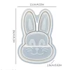 Easter Bunny Tray Silicone Mould DIY Easter Tray Resin Casting Moulds Reusable Easters Egg Storage Dish Moulds Handmade Ornament Mould for Coaster Gypsum Craft Gifts Making (Easter A)