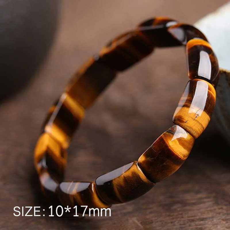 Natural Tiger Eye Strength Protection Bracelet