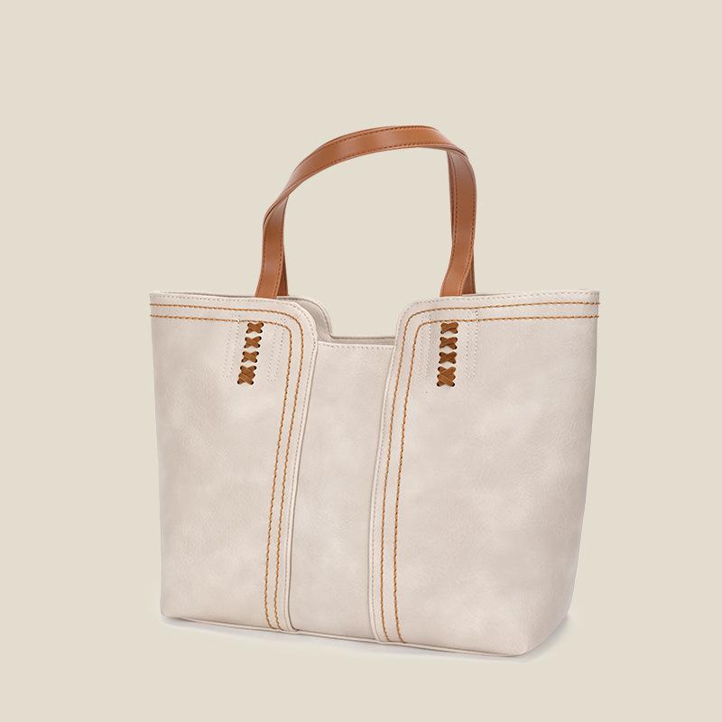 Large Capacity Shoulder Bag Women Summer New Fashion Simple Commuter Bag Sense Portable Tote Bag