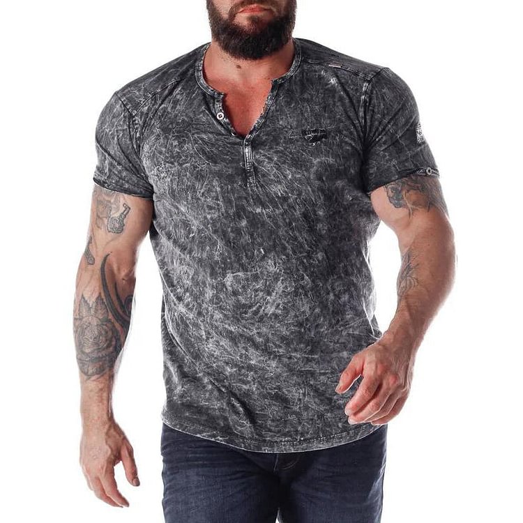 Men'S Plus Size Destiny Rusty Neal T-shirt - Dark Gray