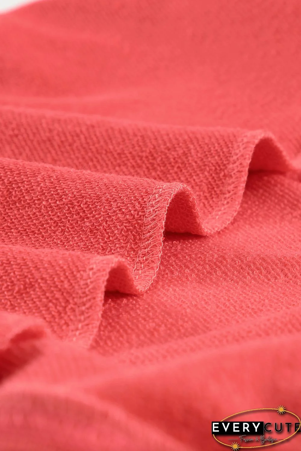 Plain Crew Neck Pullover Sweatshirt