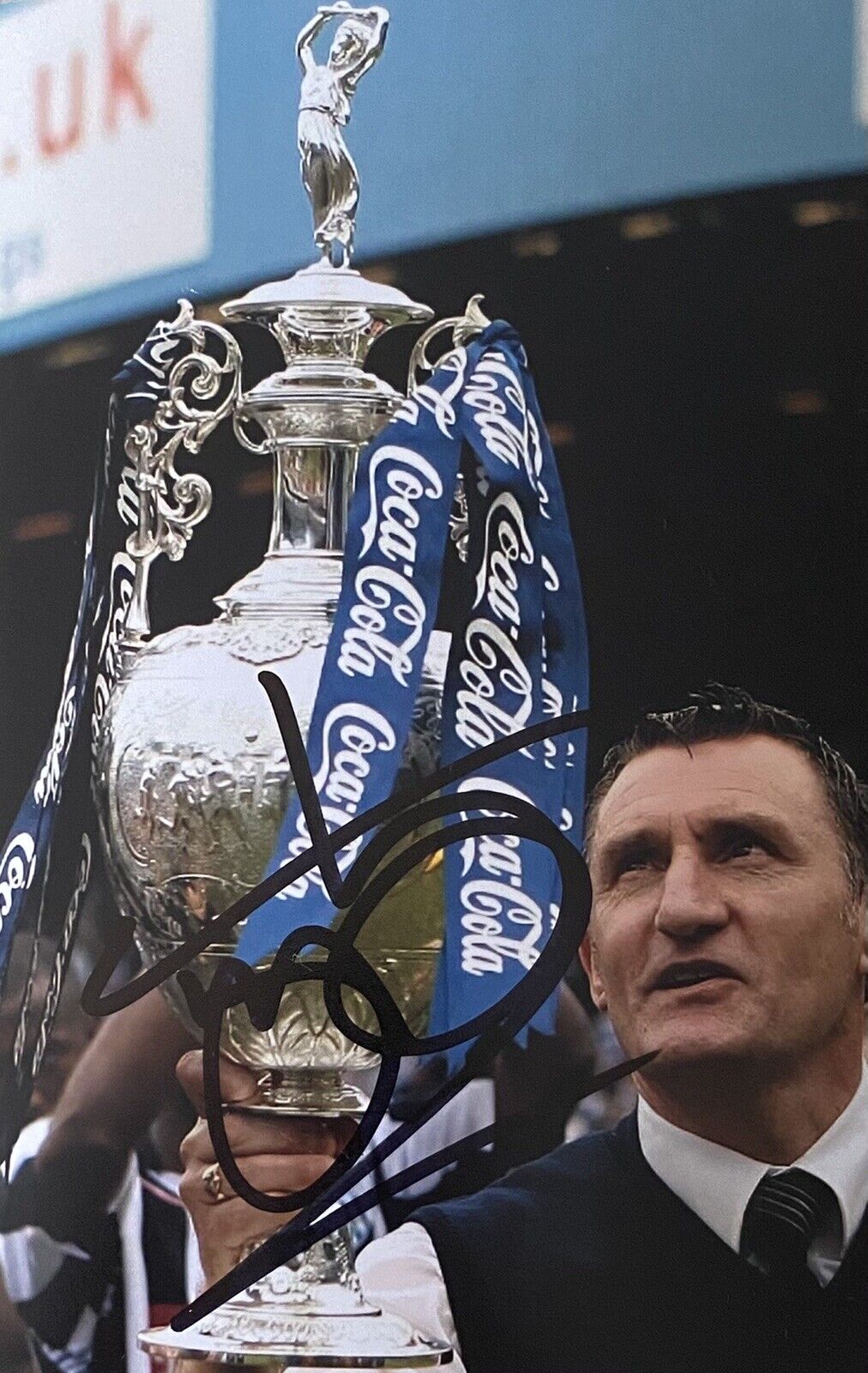 Tony Mowbray Genuine Hand Signed West Brom 6X4 Photo Poster painting 2