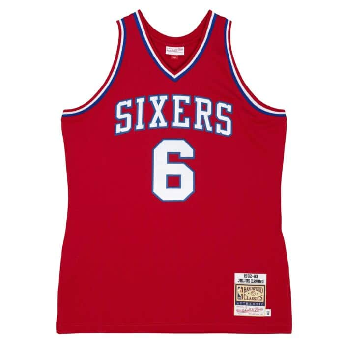 Julius Erving Philadelphia 76ers 1982-83 Jersey mysite