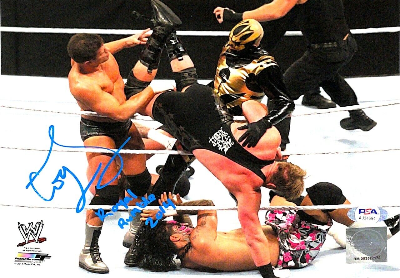 WWE CODY RHODES HAND SIGNED AUTOGRAPHED 8X10 Photo Poster painting WITH PROOF AND PSA DNA COA 1