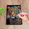 50 Seiten A5 Tiger - 5D DIY Basteln Notizbuch