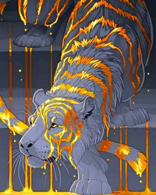 

Black Tiger – Paint By Numbers - 40*50CM, 501 Original