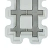 Plastic Brick Mold Reusable DIY Path Paving Concrete Brick Mould (42x28x8cm )