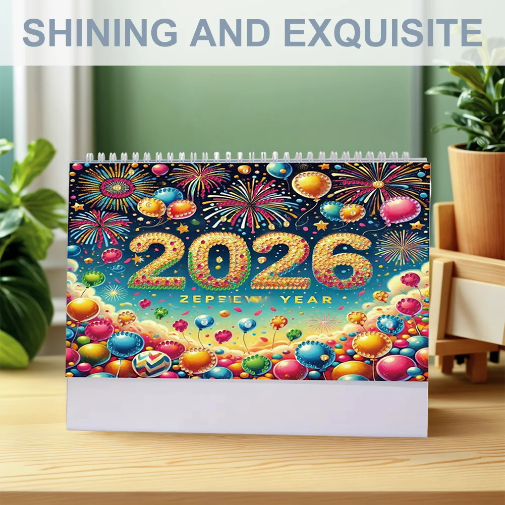5D/DIY Calendar Crystal Painting Desk Calendars Kit Diamond Decorations Calendar