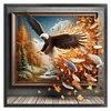 Eagle Out Of Frame - 14CT Stamped Cross Stitch - 40*40cm - Animal