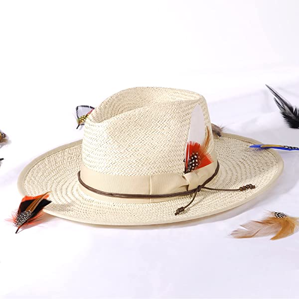 Natural Colored Feathers For Hats-1