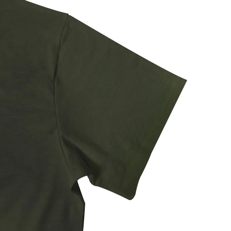 Men's Short Sleeve Button T-Shirt Henley-inspireuse