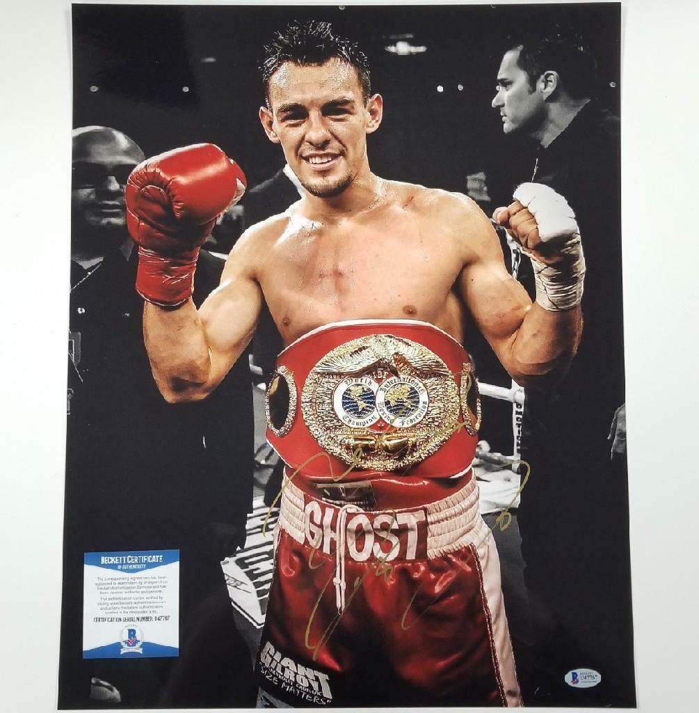 Robert Guerrero signed 16x20 Photo Poster painting Boxing Autograph ~ Beckett BAS COA