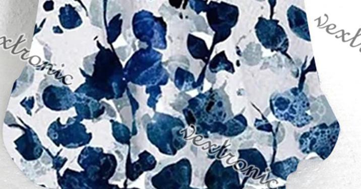 Women Half Sleeve V-neck Solid Color Dress