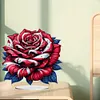 >SALE<Flower Special Shaped Diamond Painting Tabletop Ornaments Kit Home Table Decor