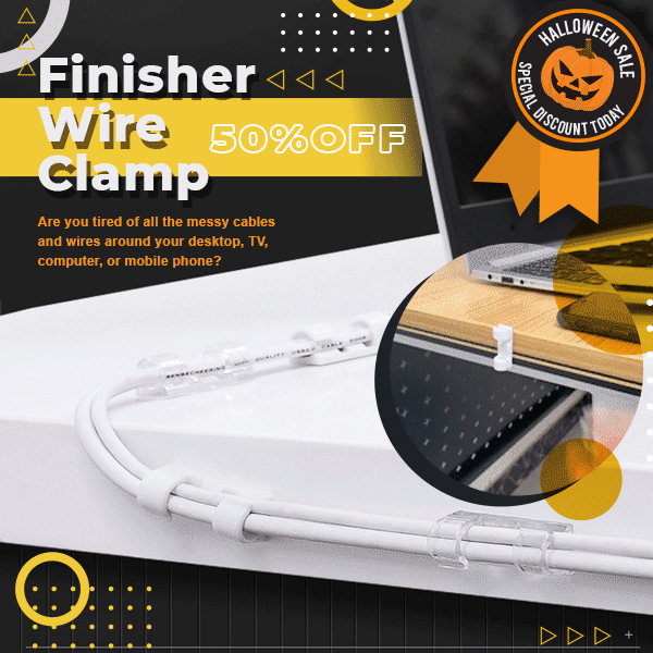 Flash Sale✨✨Home essentials：Finisher Wire Clamp