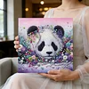 DIY Pearl Painting Cute Panda for Home Wall Decor with Frame(25x25cm)