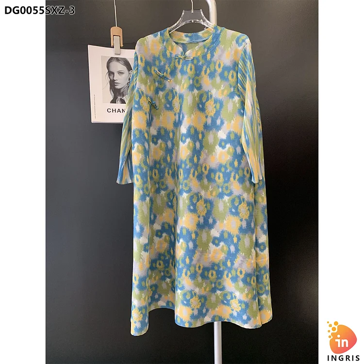 Wholesale sale islamic clothing fashion printed hot diamond gold waist muslim women robes-DG0055SXZ