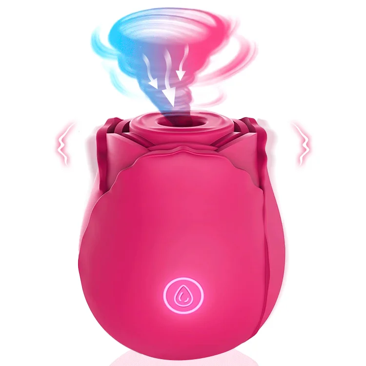 Rose Toys Quiet Waterproof Women Sucking Rose