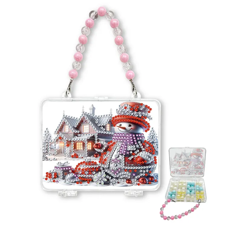 DIY Diamond Painting Bead Storage Handbag Rhinestones Jewelry Case Organizer gbfke