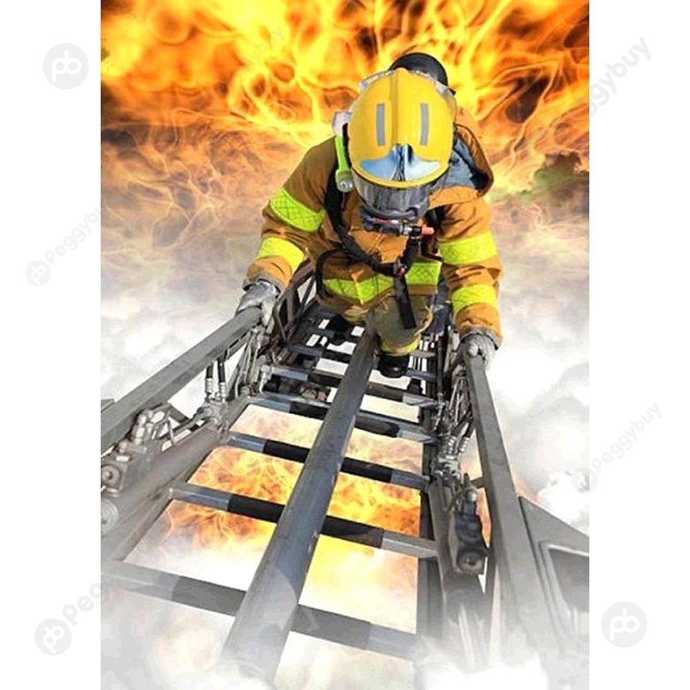 

Multi-Size) Fire Fighter - Round/Square Drill Diamond Painting, Square diamond, 501 Original