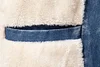 Men's Casual Fleece Denim Jacket