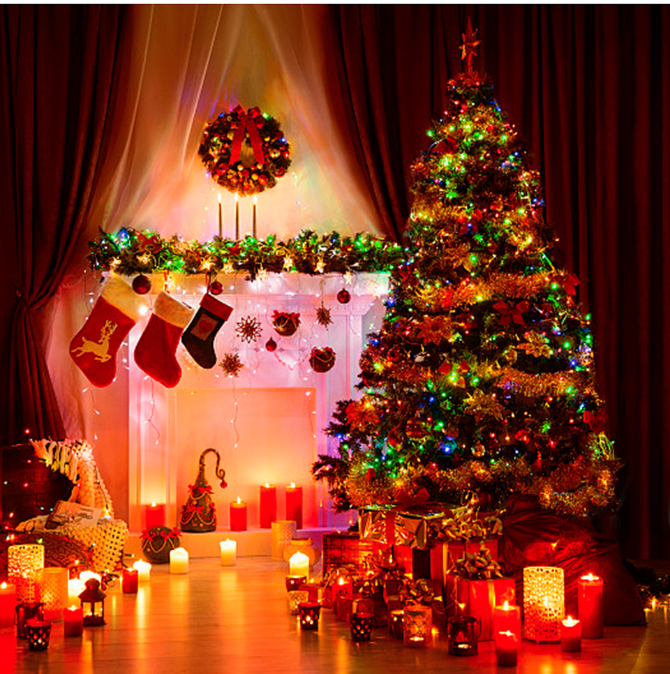 Tegooe 24V Low-Voltage LED Christmas String Lights - IP65 Waterproof Fairy Garland
