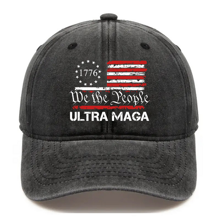 1776 We The People American Flag Ultra Maga Hat