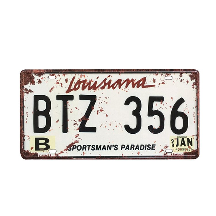 30*15cm - Letter - Car License Tin Signs/Wooden Signs