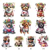 (Multi-Style)Dog-Partial Special Shaped Diamond Painting 30*30CM