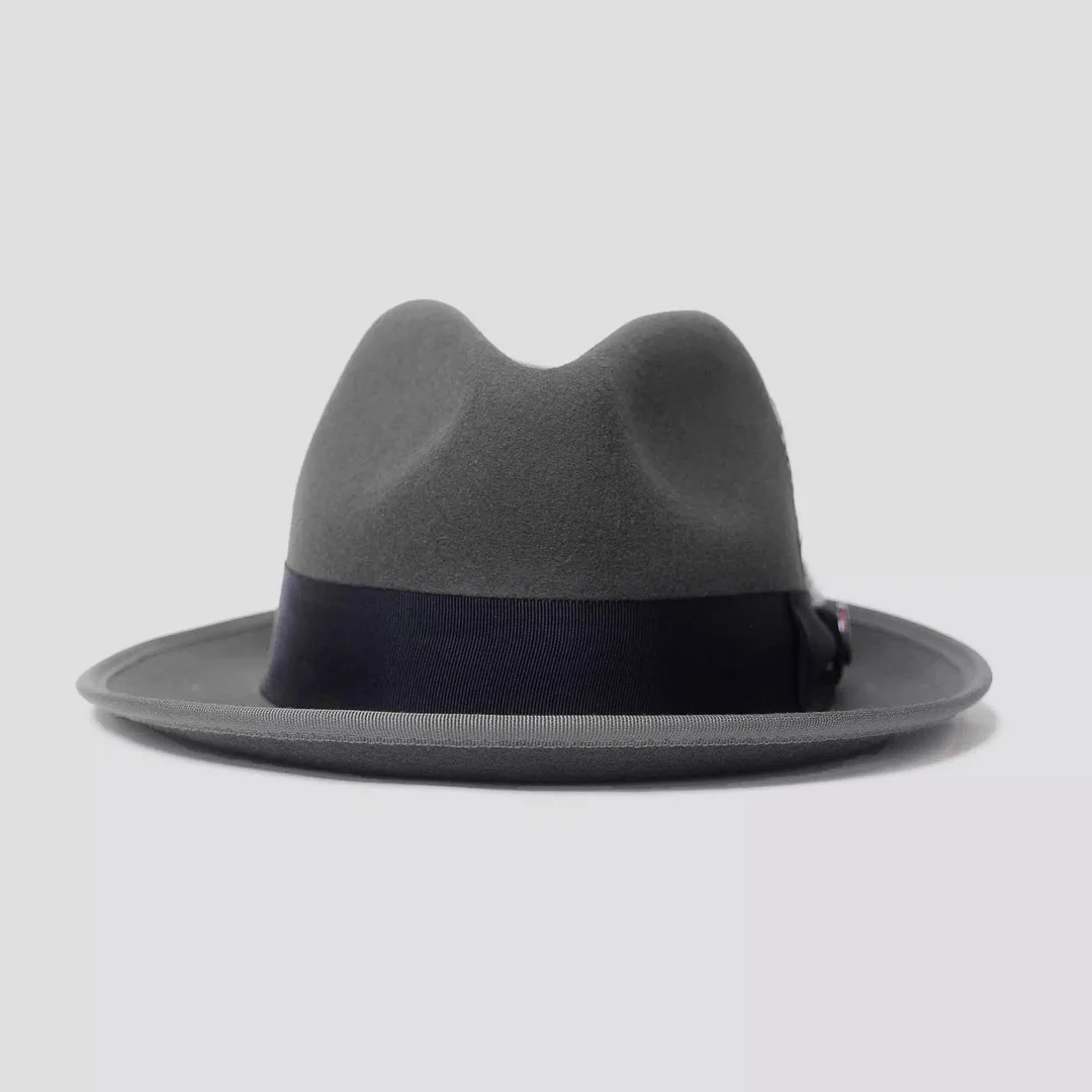 HatsFashion  Bikary Fedora &ndash; Gray[Fast shipping and box packing]