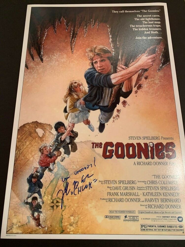 JEFF COHEN SIGNED GOONIES 12X18 Photo Poster painting EXACT PROOF AUTOGRAPH CHUNK