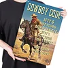 Cowboy Code - Vintage Metal Signs - 20*30cm/30*40cm - Western
