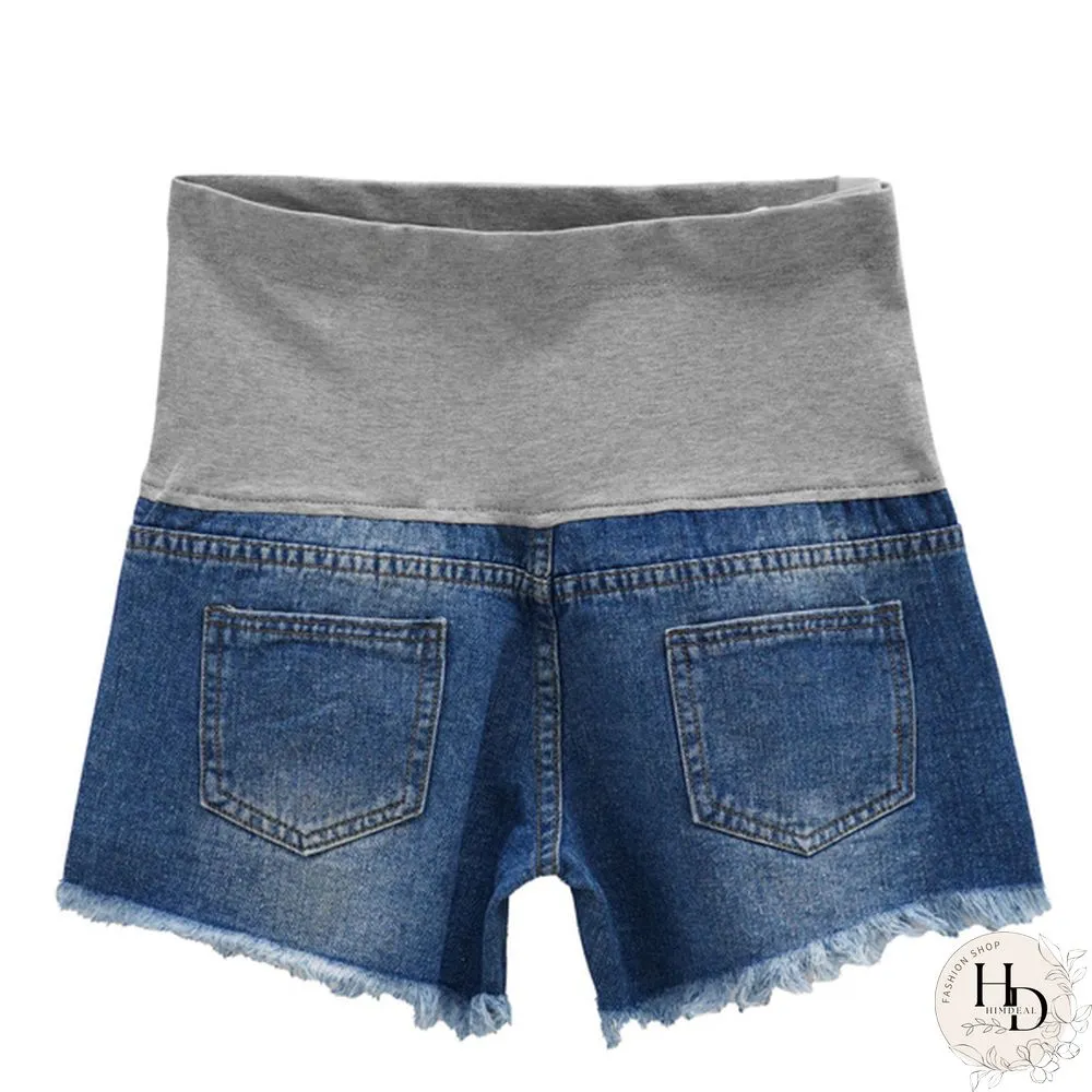 Pregnant women's Denim Shorts Summer Pregnant Casual Short For Women Pregnacy Shorts