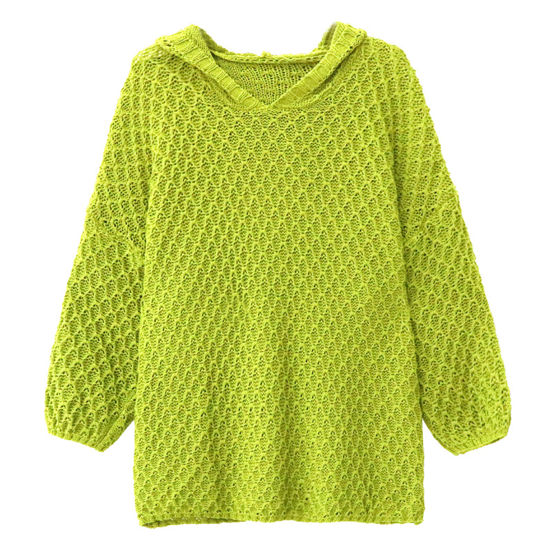 Loose Hollow Long Sleeve Sweatshirt