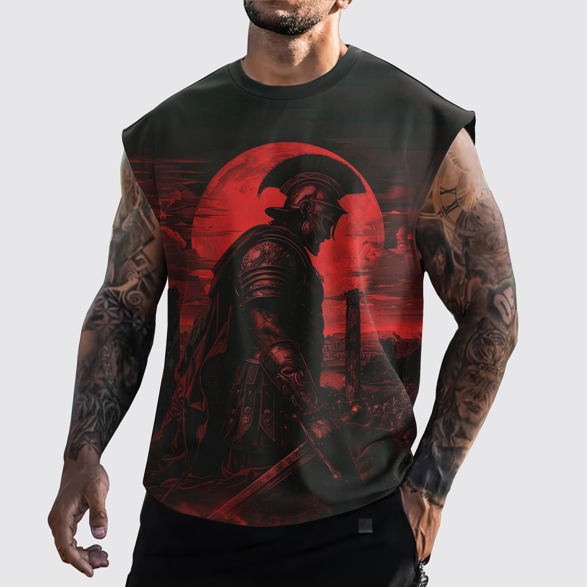 Warrior 3D Cut-Off Tank- AA05905