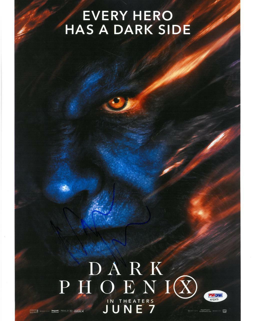 Nicholas Hoult Signed Dark Phoenix Autographed 11x14 Photo Poster painting PSA/DNA #AF62479