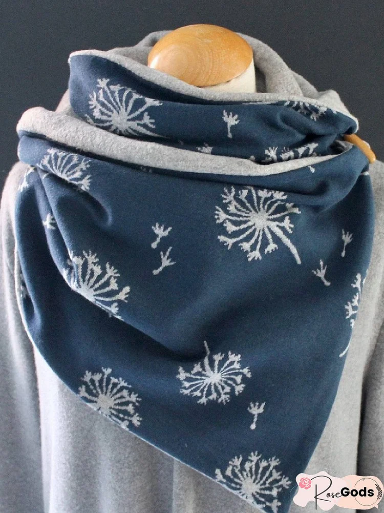 Cotton-Blend Casual Scarf