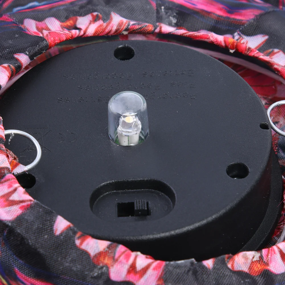 Solar Painted LED Lantern Outdoor Waterproof Garden Hanging Lighting (C)