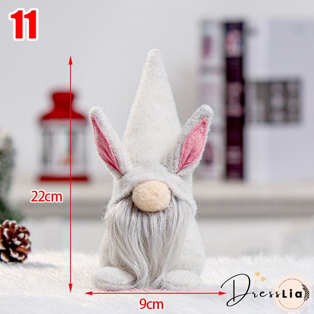 58Styles Elf Doll Ornament Gnomes Dwarf Wedding Decor Rudolph Faceless Plush Doll Swedish Tomte Dwarf