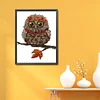 14CT Owl - Stamped Cross Stitch 19*22cm/7.48*8.66in(Brand)