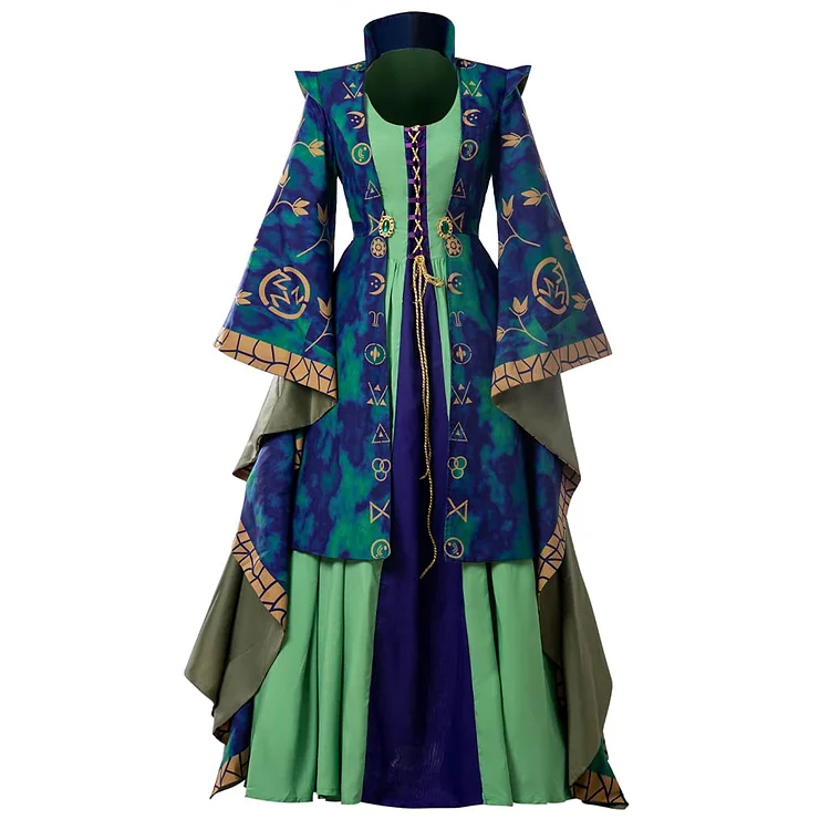 ✨In Stock✨Women Witch Dress Winifred Sanderson Cosplay Costume Queen Dress Victorian Medieval Vintage Ball Gown