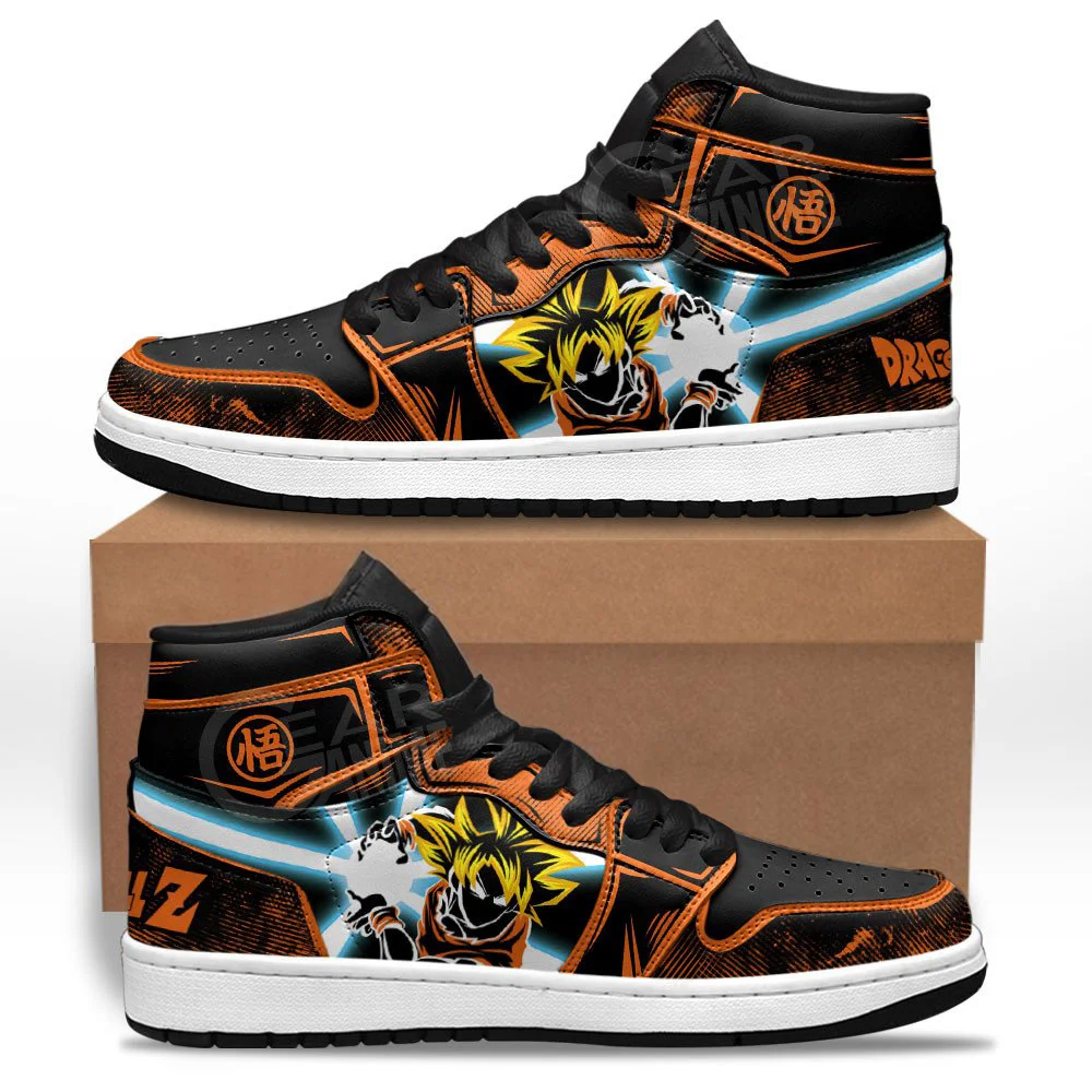 Goku Super Saiyan Sneakers Custom Dragon Ball Anime Shoes
